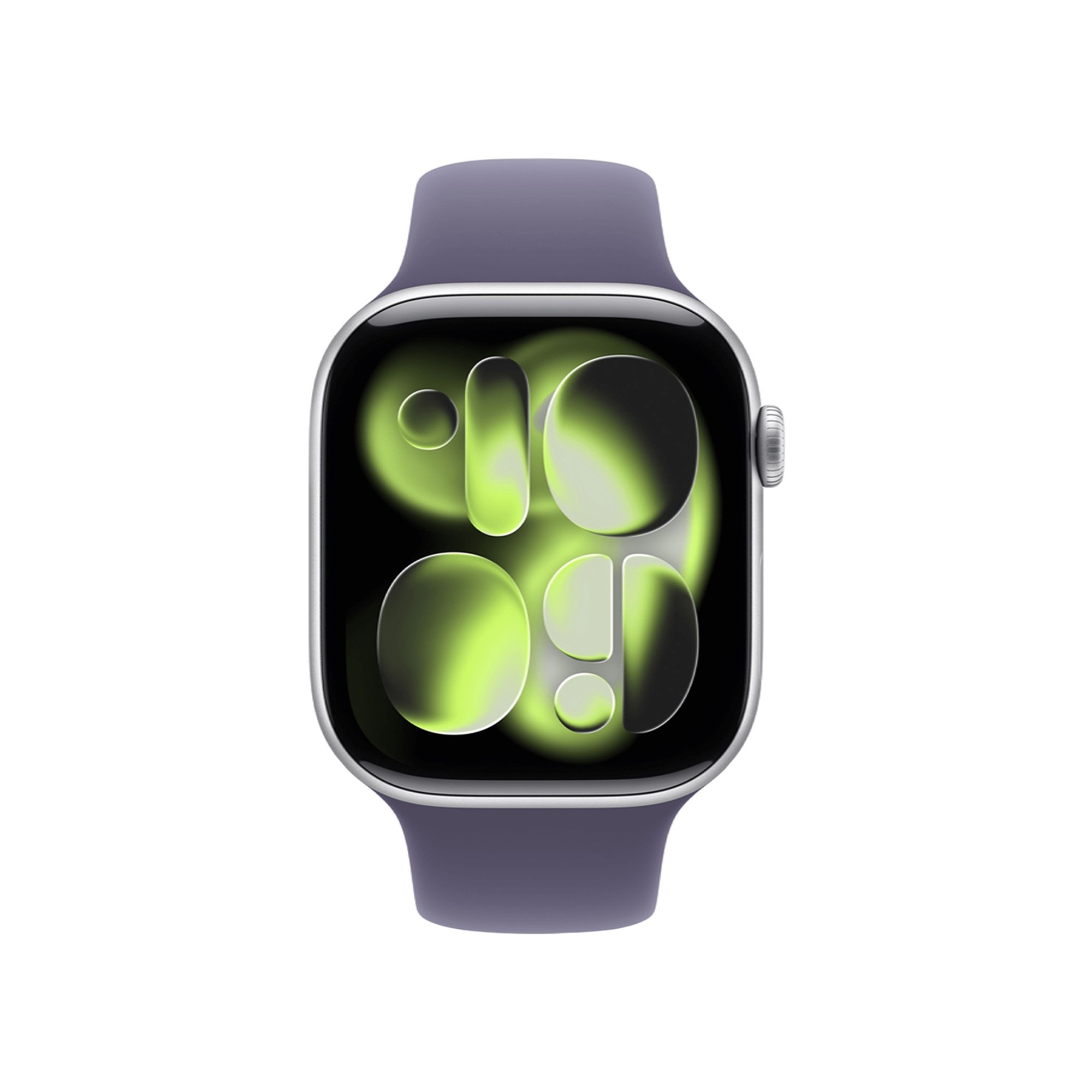 Apple Watch Series 11 GPS 46mm Silver Alu. Case w. Purple Fog S. Band - M/L (MEVA4) б/у